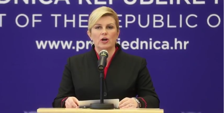 Predsjednica: Hrvatska nije bila agresor u BiH, Haški sud nije ispunio svoju temeljnu svrhu…(VIDEO)