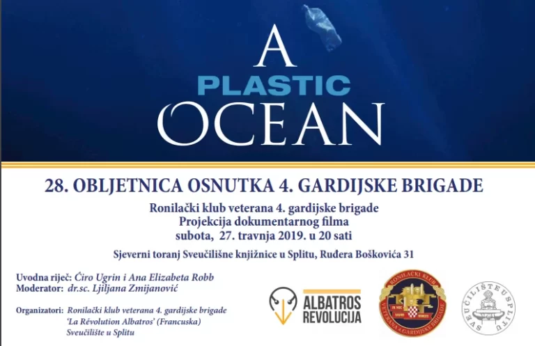 FOTO-VIDEO! Dr.sc.Ljiljana Zmijanović: Projekcija filma ‘A Plastic Ocean’ – U sklopu obilježavanja 28. obljetnice osnutka 4. GBR