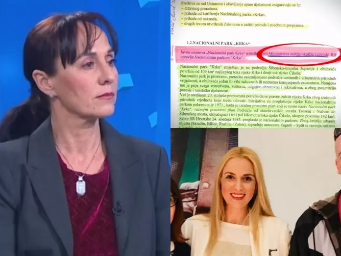 (FOTO-VIDEO)Preostala mu samo ostavka!? ŠTO će na ovo reći “vjerodostojni”HDZ-ov ministar Ćorić?… Dr. sc. Ljiljana Zmijanović otkrila da je nova ravnateljica NP Krka, Nella Slavica prepisala program iz starih akata!