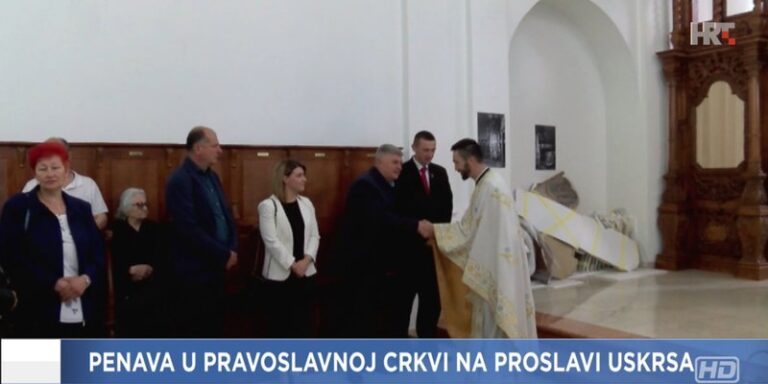 Gradonačelnik Vukovara Ivan Penava  nazočio je uskrsnoj liturgiji u pravoslavnom hramu Svetog Nikolaja u Vukovaru na proslavi pravoslavog Uskrsa!