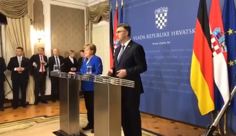 VIDEO Njemačka kancelarka Angela Merkel stigla je u Hrvatsku…