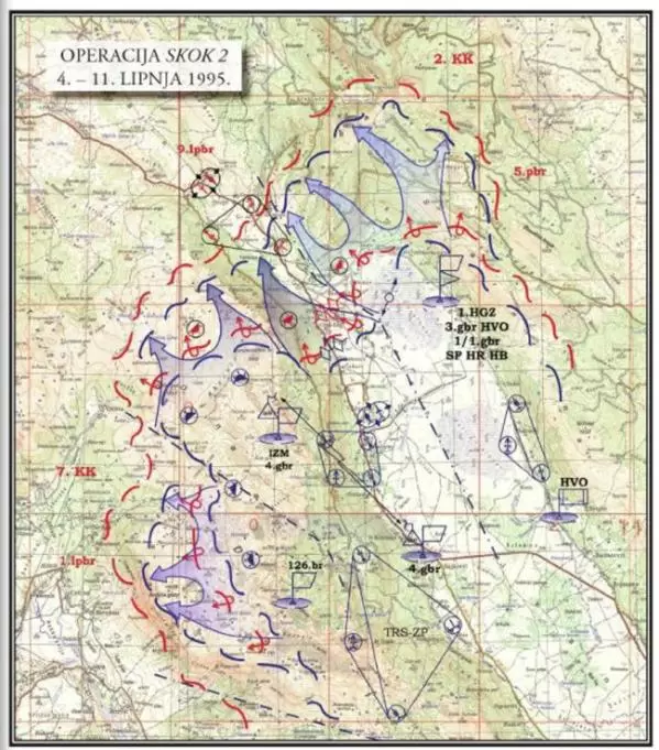 VIDEO: DA SE NE ZABORAVI! Operacija Hrvatske vojske i HVO-a „Skok-2“, 4. – 11. lipnja 1995…