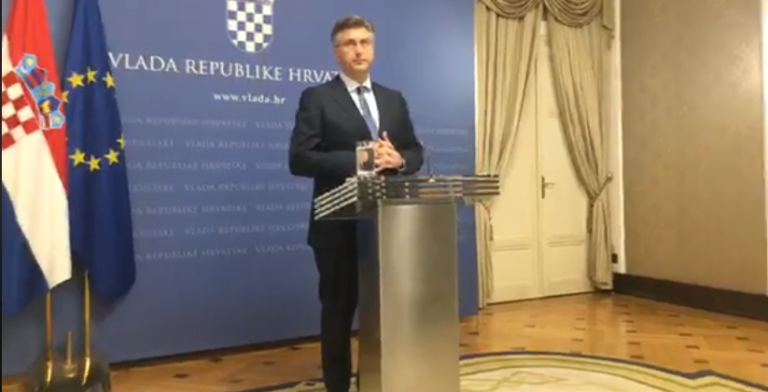 VIDEO Andrej Plenković: Izjava nakon sastanka koalicijskih partnera u vezi s smjenom ministara