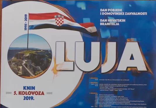 Pavković: Kninski plakat za proslavu 5.kolovoza, koji više odbija nego što privlači i obaviješatava…