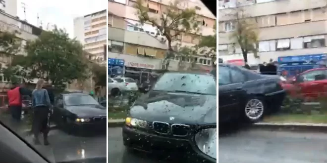 VIDEO: BMW sletio s ceste i probio ogradu blizu jednog od najopasnijih splitskih raskrižja…