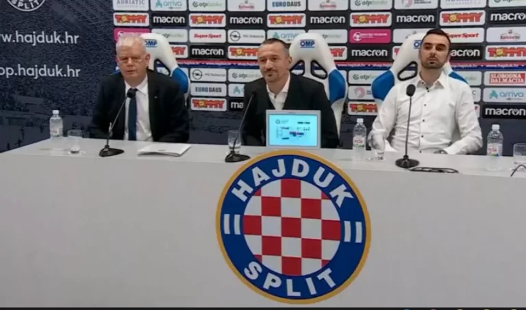 (VIDEO)PROMJENE U HAJDUKU: Hajduk predstavlja Marija Stanića i Ivana Kepčiju.