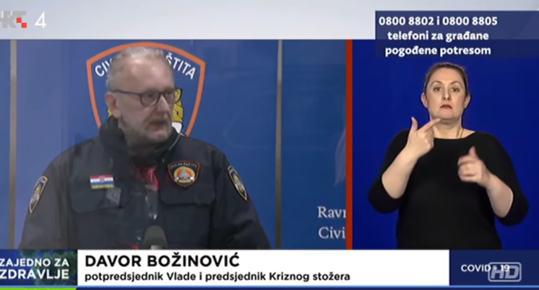 (VIDEO) HRVATSKA: Ukupno dosad 790 osoba zaraženih koronavirusom,64 osobe su ozdravile!…Ne kršite mjere samoizolacije…