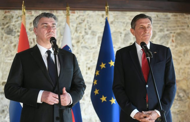 (VIDEO) PREDSJEDNICI PAHOR I MILANOVIĆ OBRATILI SE HRVATIMA: Otkrili kako ćemo pobijediti koronu! Slovenci i Hrvati zajedno.”Sve će biti u redu”…