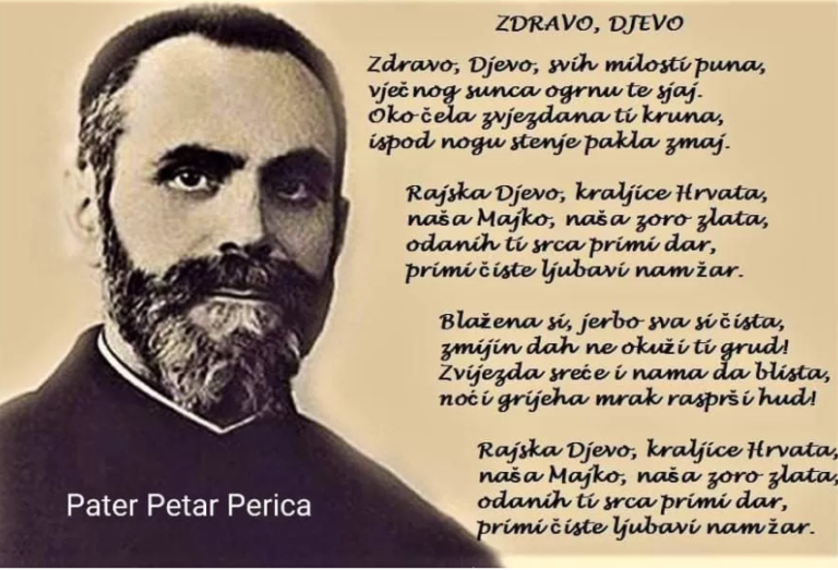 24. listopada 1944. ubijen isusovac Petar Perica – autor napjeva ‘Rajska djevo, kraljice Hrvata’