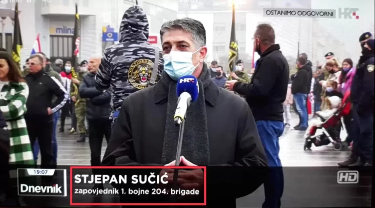 (VIDEO) JAVNI DEMANTI-HTV 1…Stjepan Sučić, pogrešno je predstavljen kao “zapovjednik 1. bojne 204. brigade”. Gospodin Sučić nije nikada obnašao navedenu dužnost.