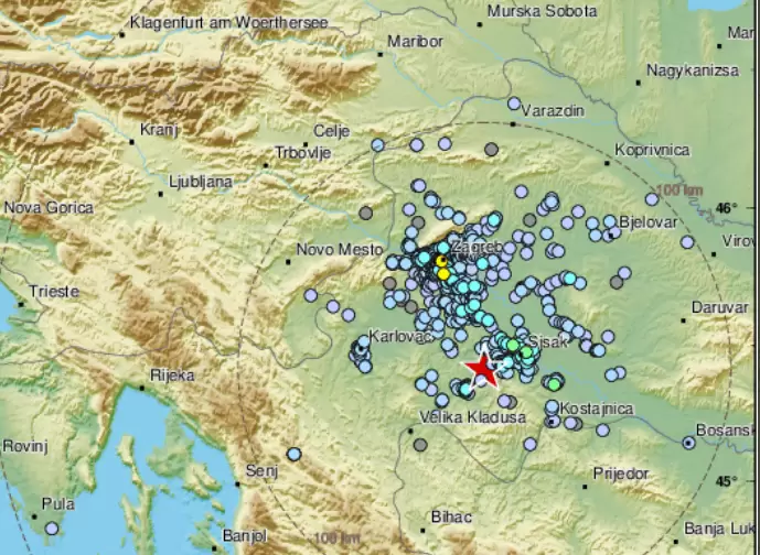 Potresi snage 3.9 i  3.2 na petrinjskom području. Banovina non stop podrhtava