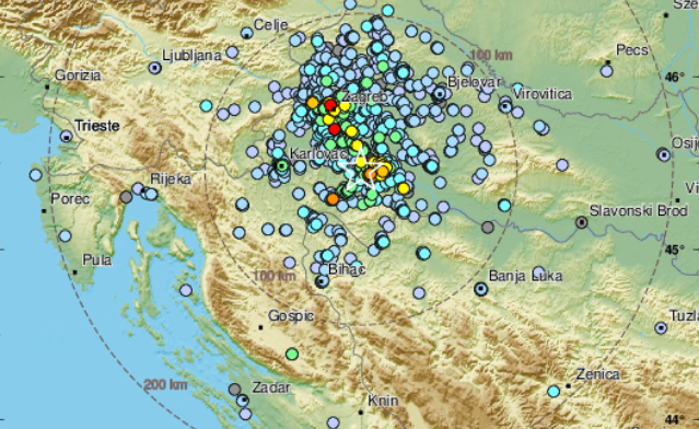 Opet jači potres magnitude 4,1 po Richteru pogodio Banovinu, osjetio se i u Zagrebu: Nema opuštanja i penjanja po krovovima