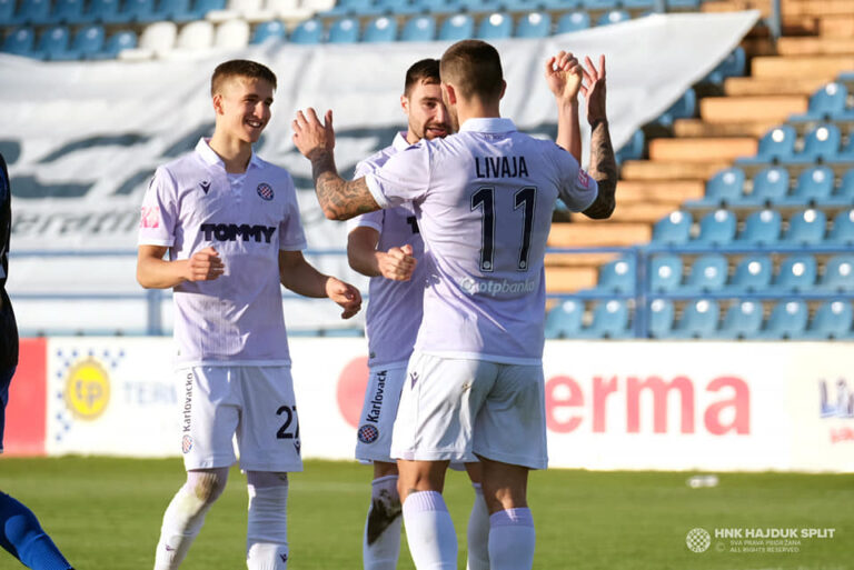 Hajduk golom iz penala u 89. minuti slavio u Varaždinu