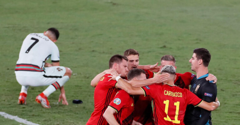 PORTUGAL ODLAZI SA EURA! TEŽAK UDARAC ZA BIVŠE PRVAKE.RONALDO OČAJAN, HAZARD GOLČINOM BACIO BELGIJU U TRANS