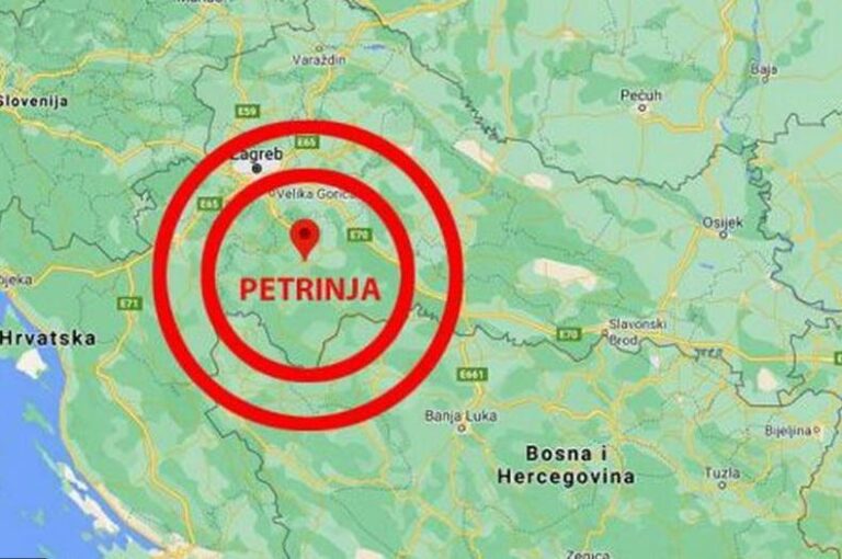 Potres probudio Petrinju: Opet trese, ovaj put 3,7 po Richteru kod Petrinje!