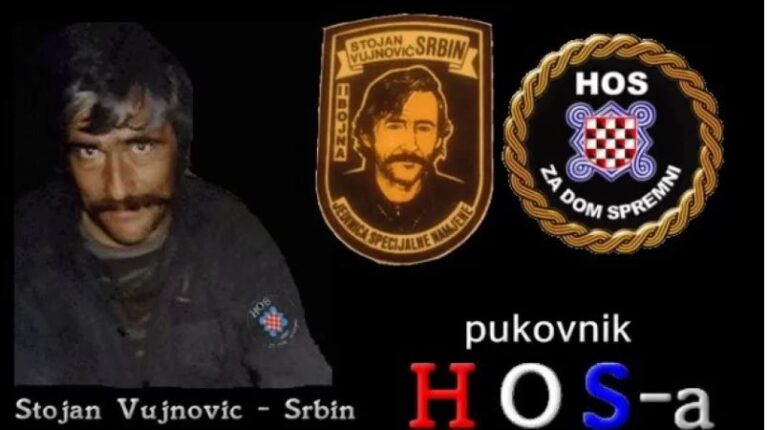 HEROJ STOJAN VUJNOVIĆ- SRBIN…II. bojna HOS-a Stojan Vujnović – Srbin je dobila oznaku s njegovim imenom i likom!…