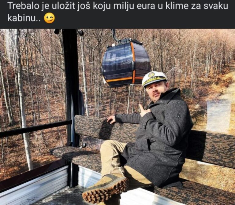 FOTO Ako sljemenska žičara još uvijek nije otvorena za građanstvo, kako se u jednoj od gondola našao aktivist Dario Juričan? Tko je taj lik?