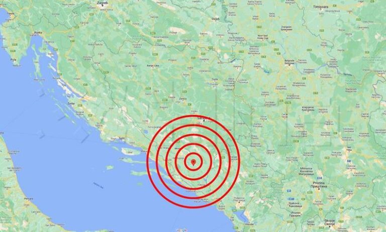 SNAŽNO JE TRESLO U HERCEGOVINI: Podrhtavanje tla osjetilo se i u Dalmaciji i  šire